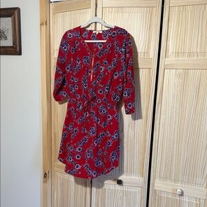 Wishful Park Red Floral Long Sleeve Dress